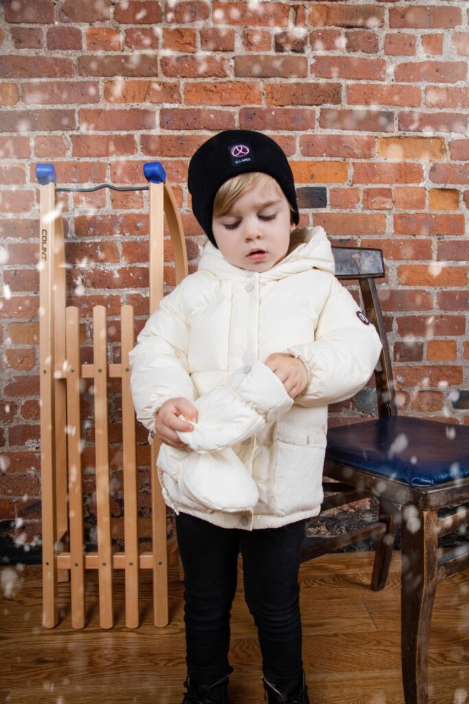 Quincy Enfant Down Jacket Off White