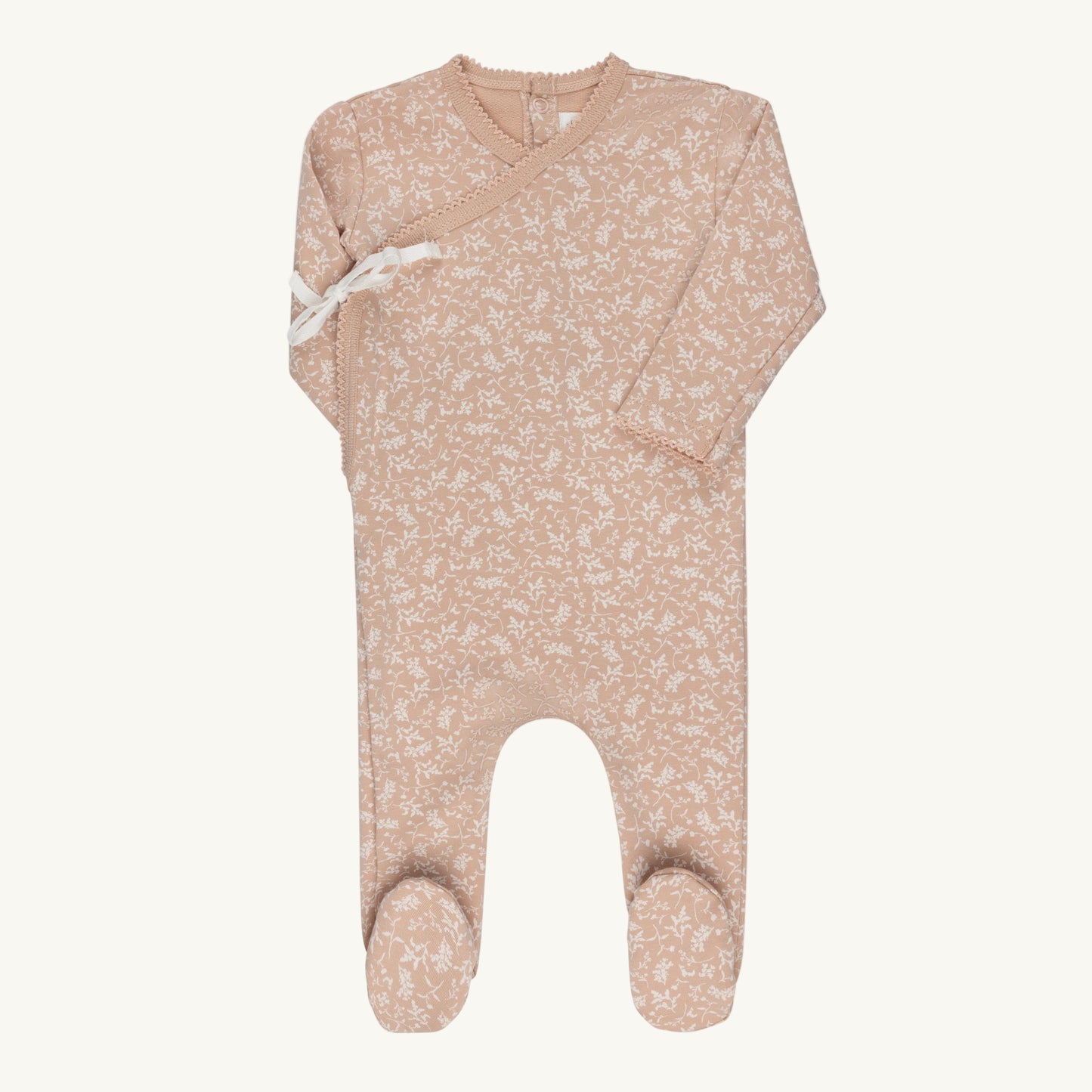 Vine Collection Pink Footie