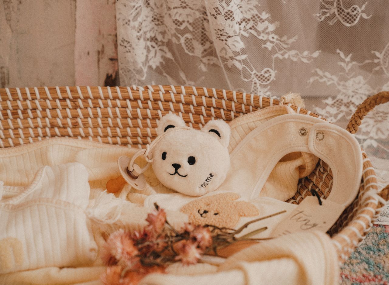 Bear Paci Rattle Holder