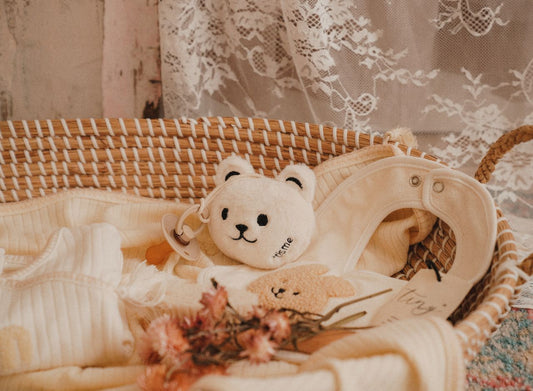 Bear Paci Rattle Holder