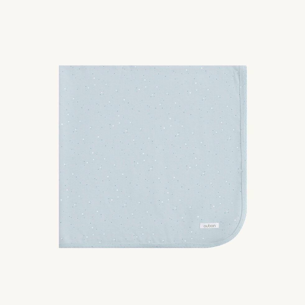 Blue All Over Dot Layette Set