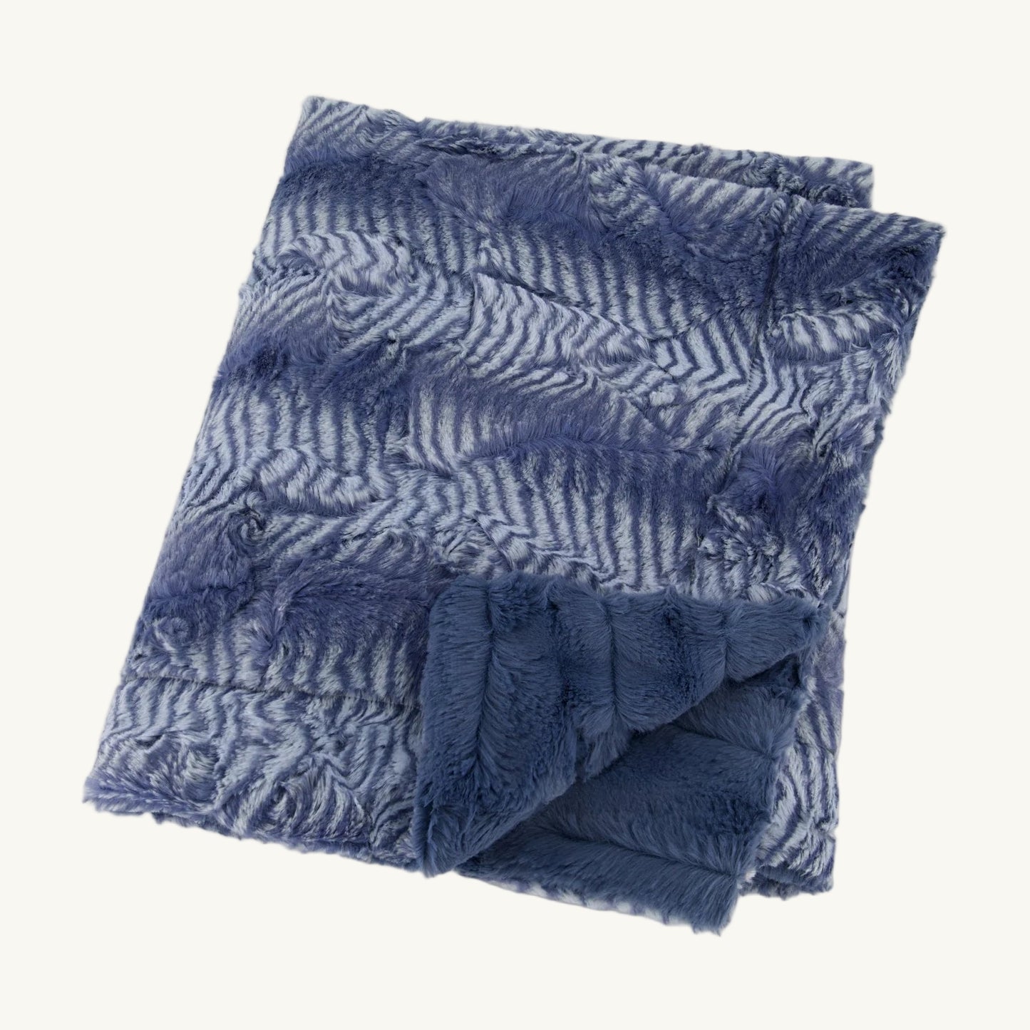 Blanket Fuzzy Charlotte Denim