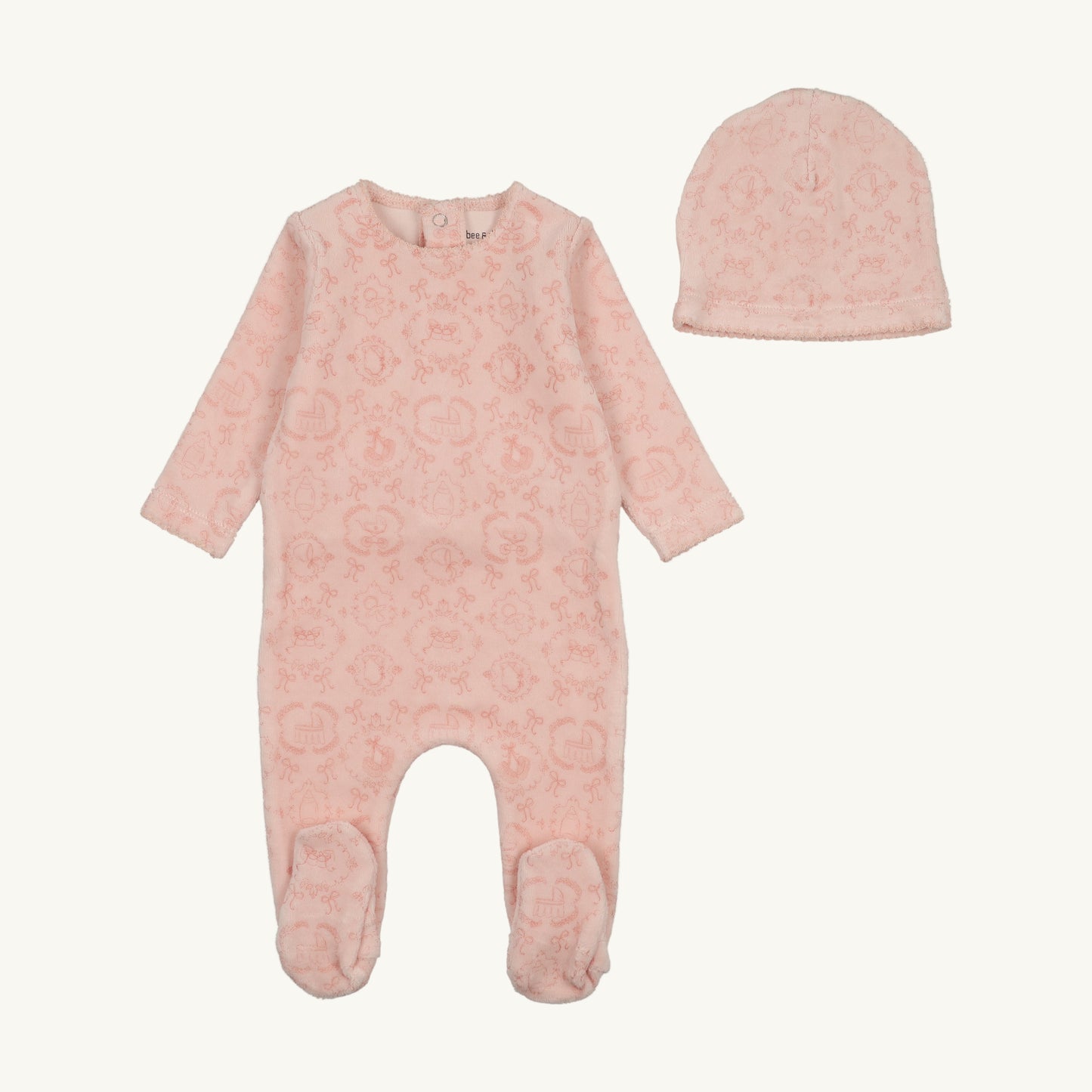 Babyland Toile Footie/Beanie-Pinkalicious