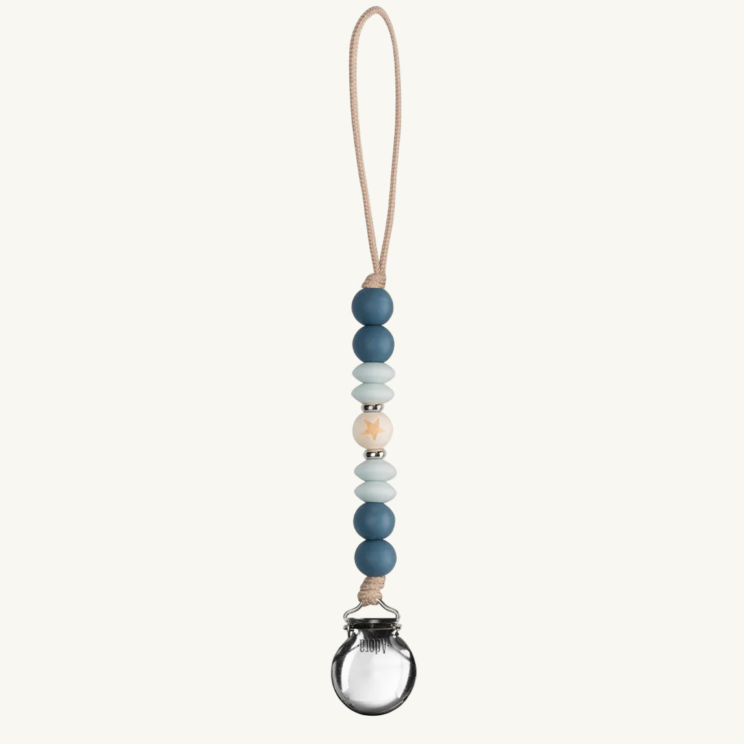 Paci Clip Denim Star