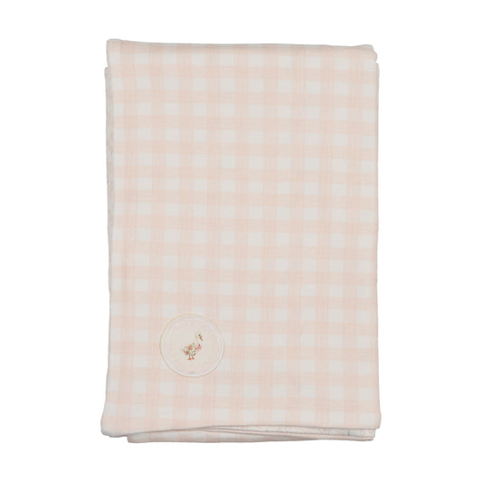 Layette Set Goose on Plaid