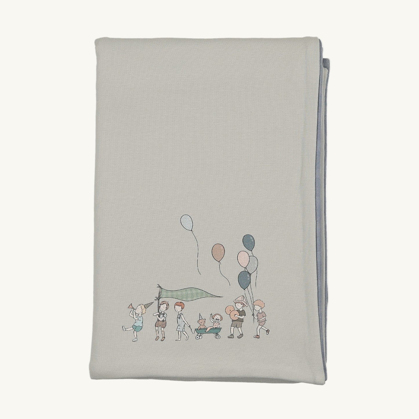 Little Tot Parade-Blue Mist Blanket