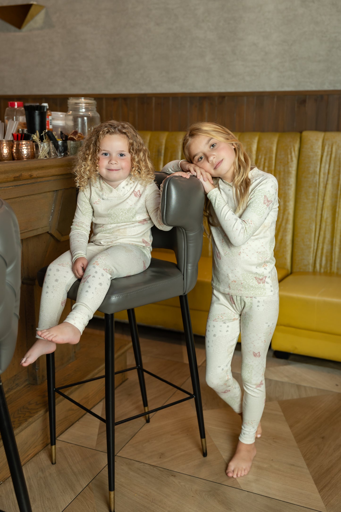 Organic Paper Print Loungewear-Girls Print