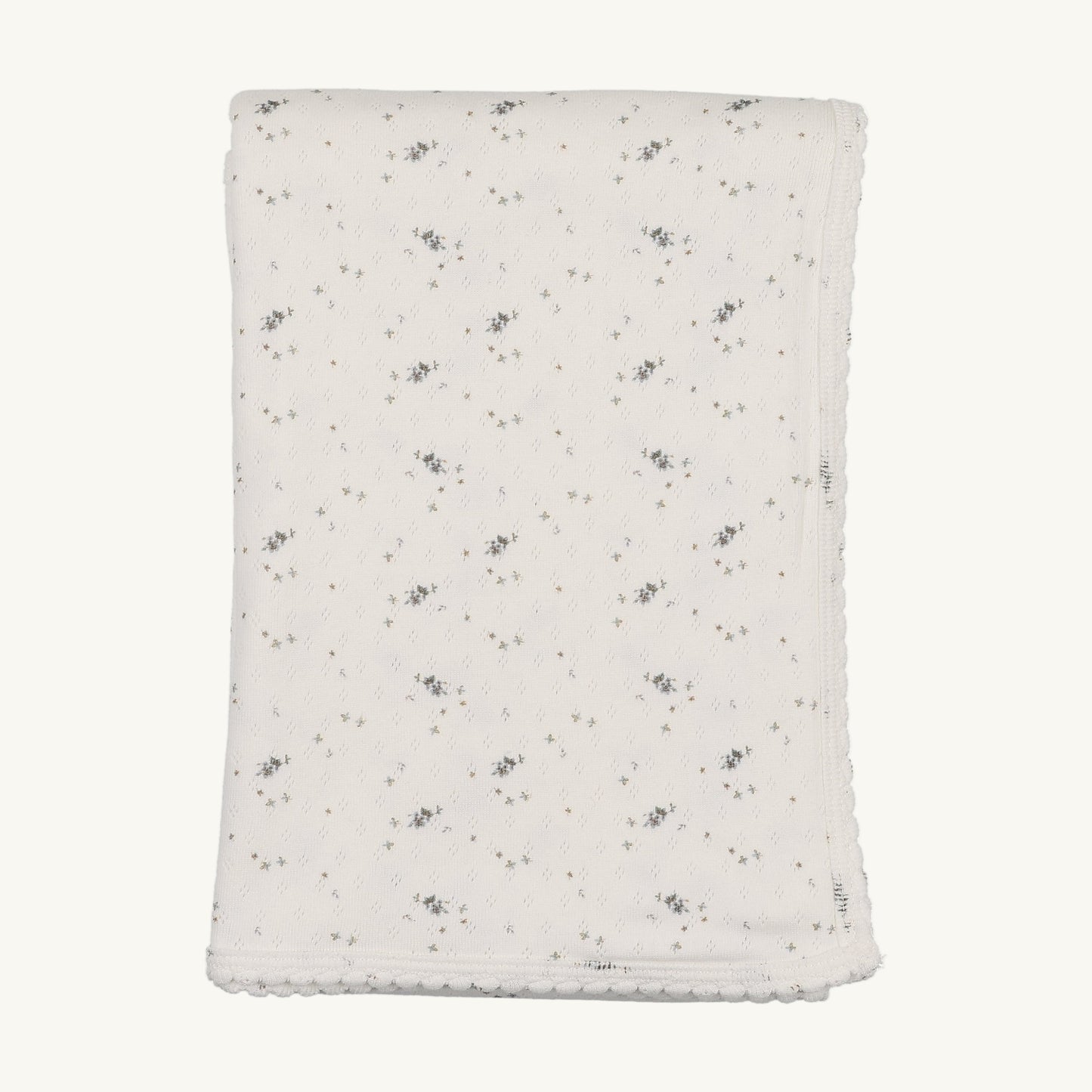 Pretty Petals-Ivory Boys Blanket