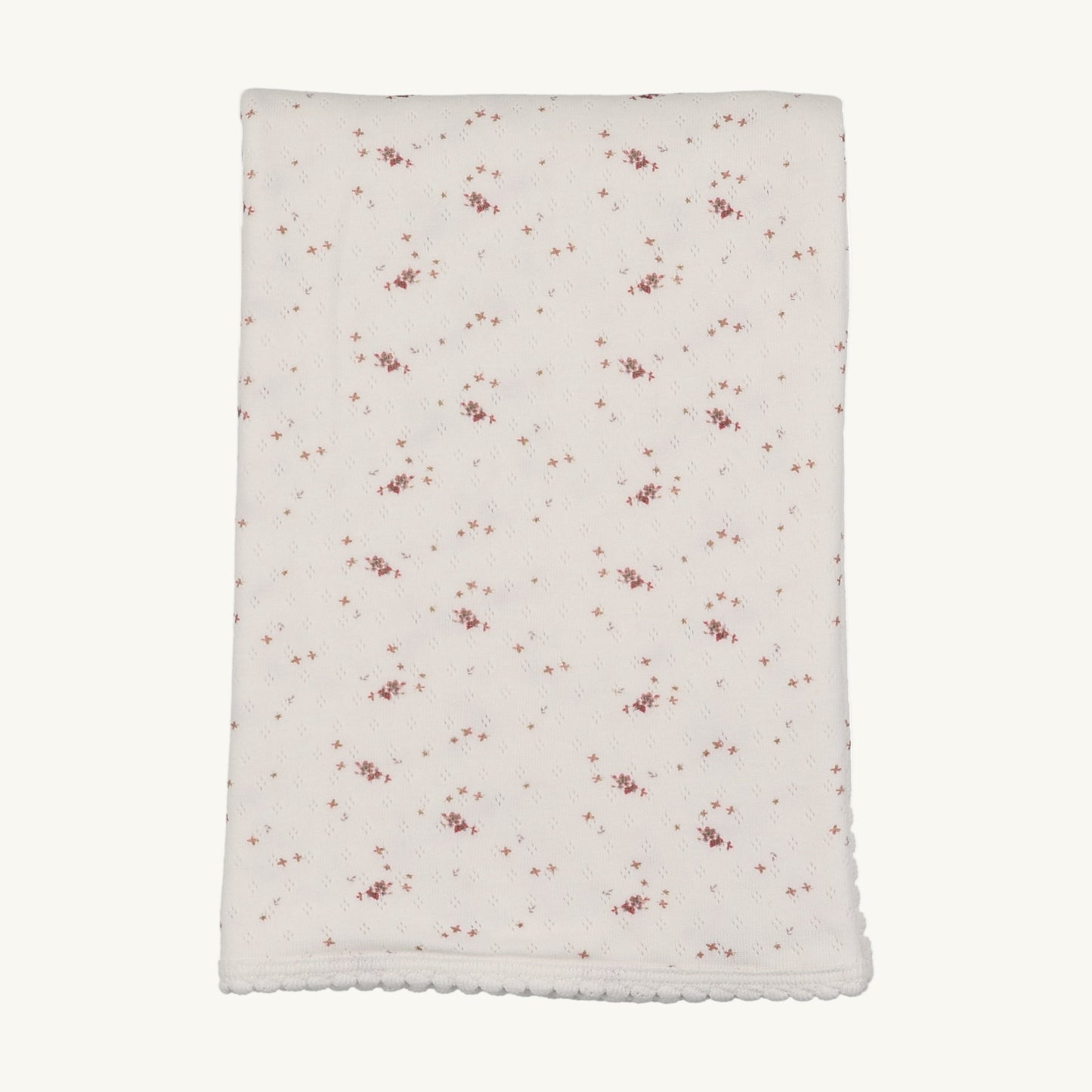 Pretty Petals-Ivory Girls Blanket