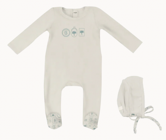 Footie Set Embroidery