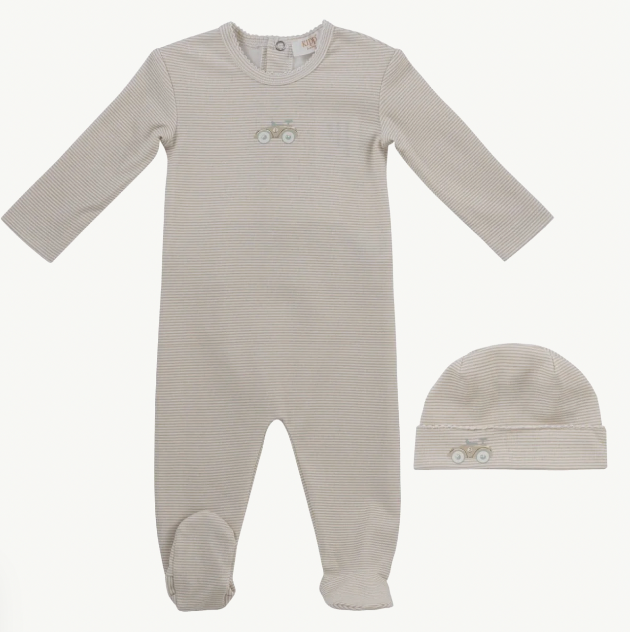 Footie Set Carrera Pinstripe
