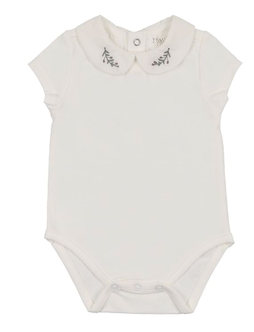 Onesie S/S Embroidered Collar