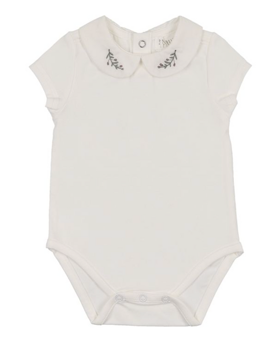 Onesie S/S Embroidered Collar