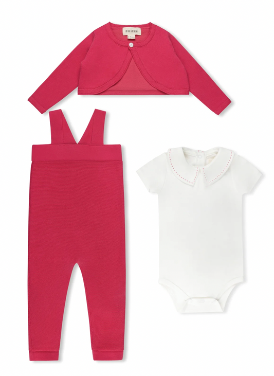 Outfit Set Knitted Love 3pc Set