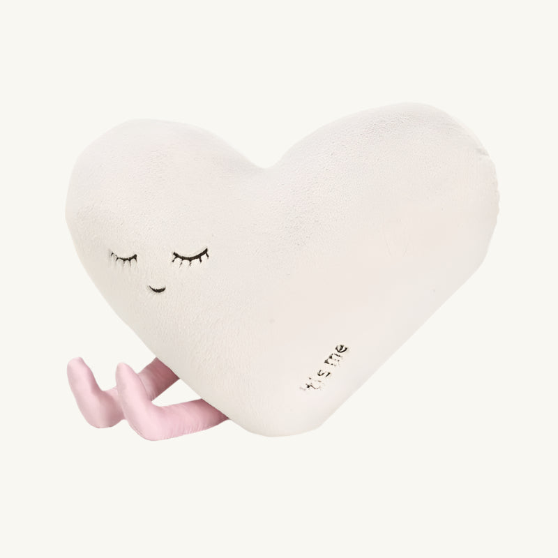 Heart Cream Pillow