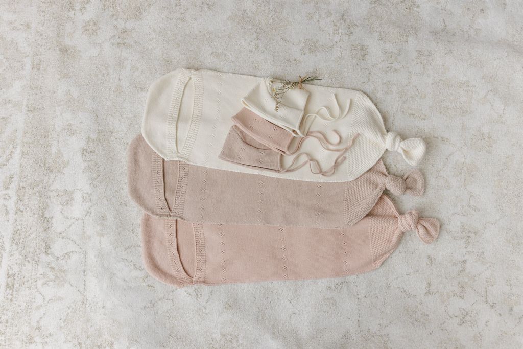 Pointelle Knit Cocoon Set