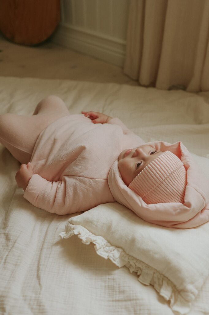 Pink Corduroy Jacket and Hat