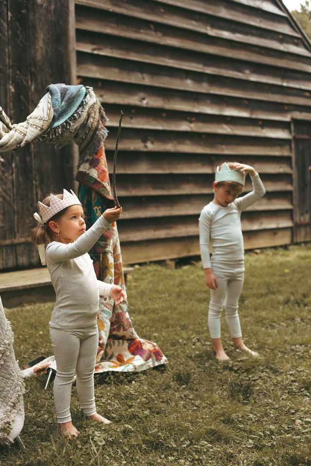 Rose Damask Pajama Set