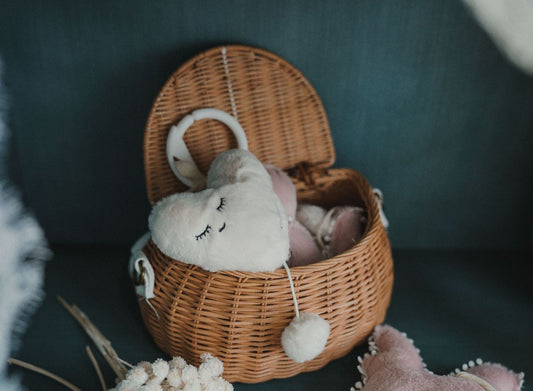 Heart Cream Lullaby Pull String Toy