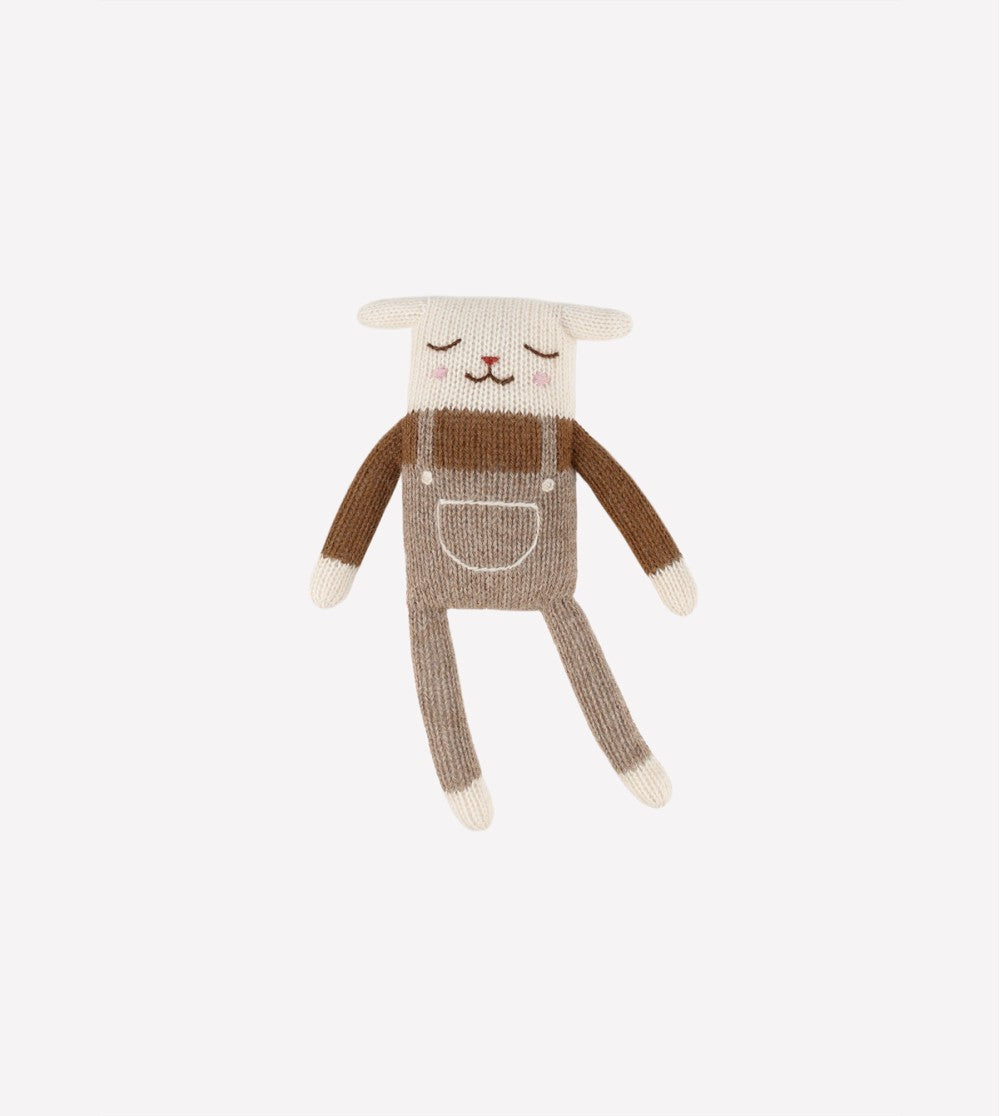 Doll Lamb Knit Overalls