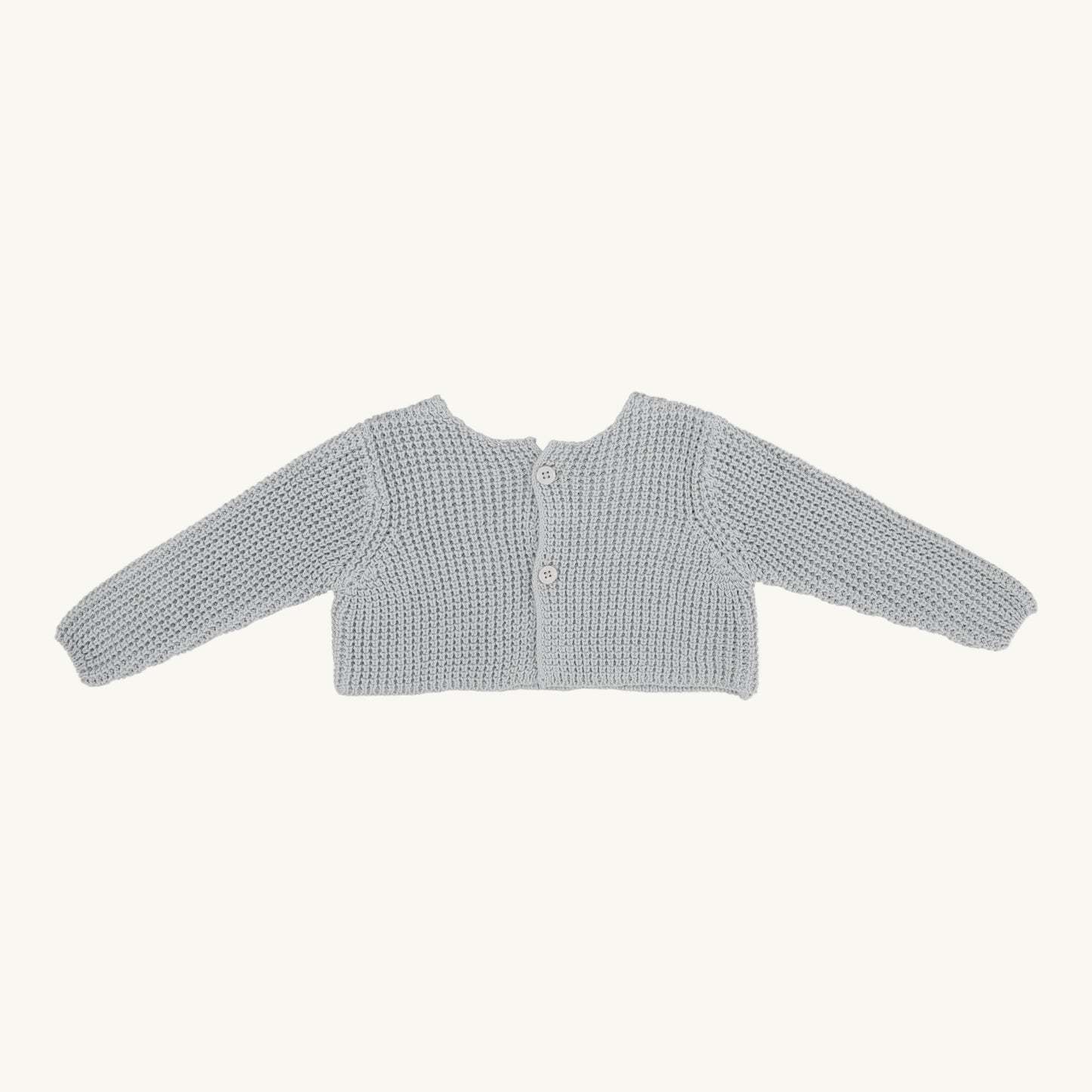 Chunky Knit Shrug Pale Blue