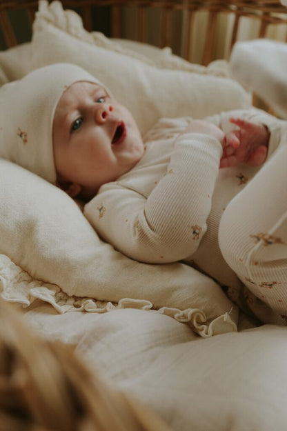 Teddy Bear Print Footie set