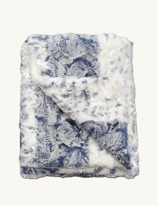 Blanket Fuzzy Theodore Denim