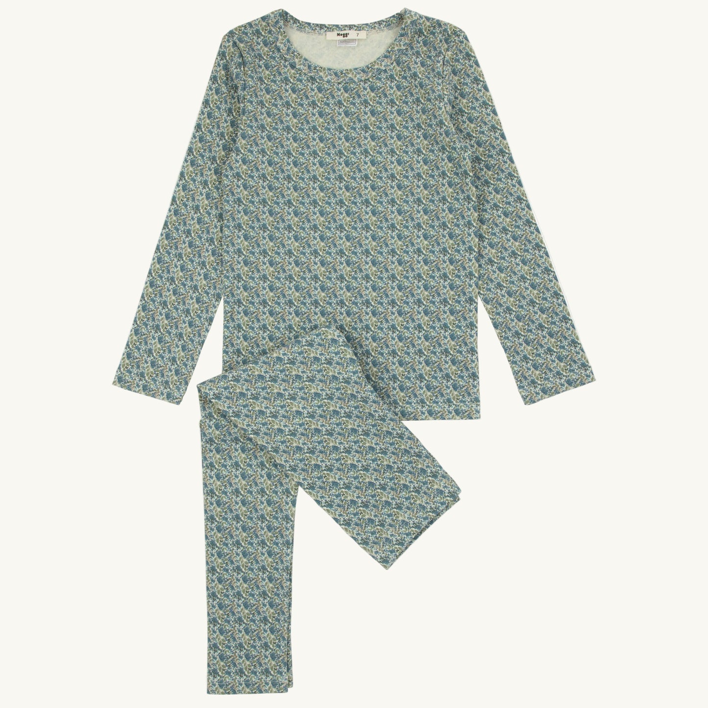 Black Floral Loungewear Set