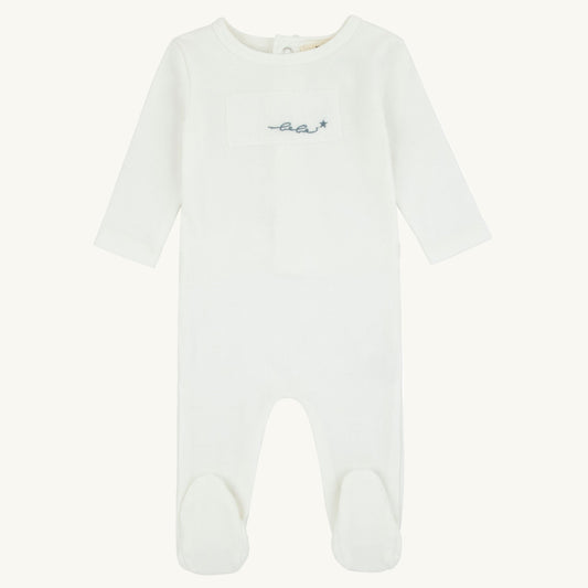 Layette Patch Footie TMH Set-Blue
