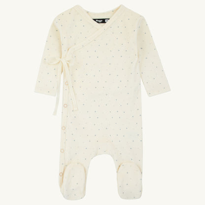 Dot Pattern Layette Set Boy Print