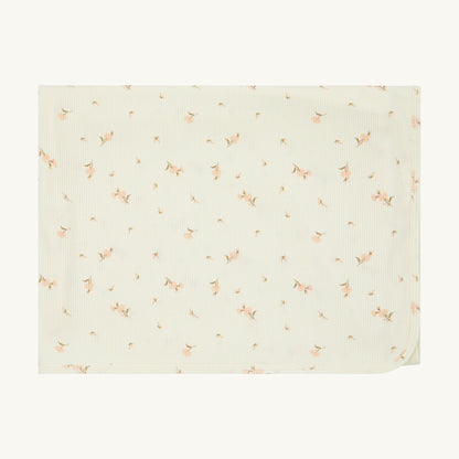 Ribbed Floral Layette Set Pink