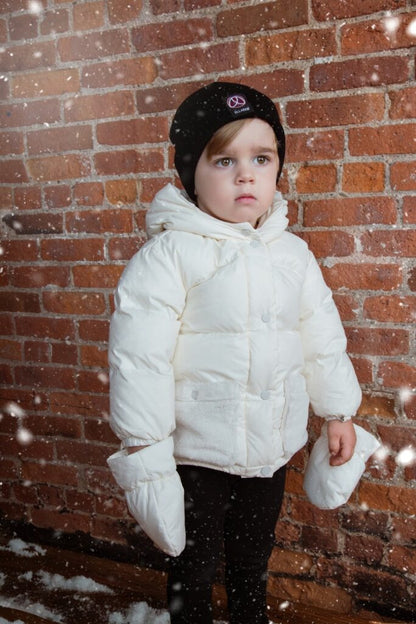 Quincy Enfant Down Jacket Off White