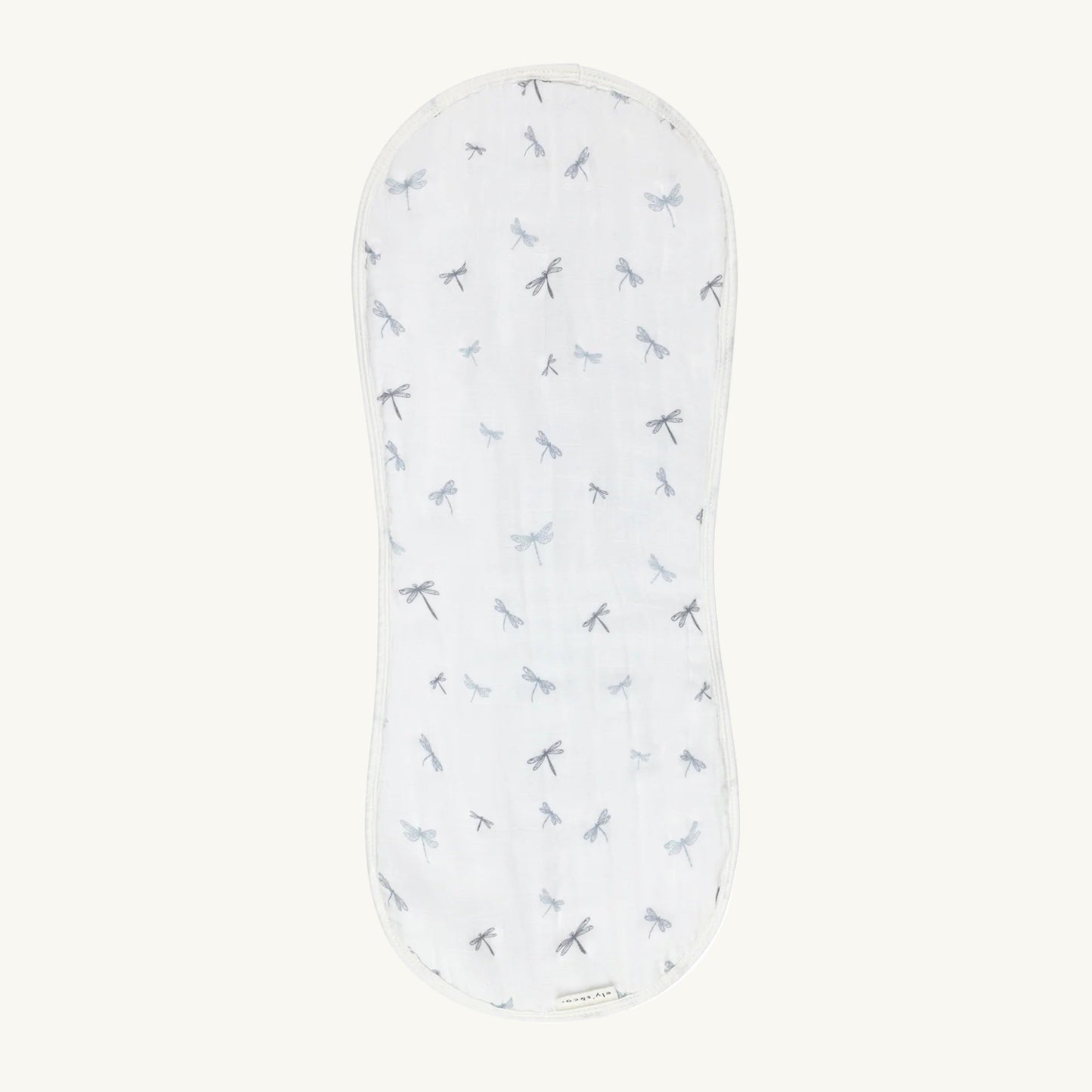 Muslin Burp Cloth 3 Pack Blue Dragon Fly