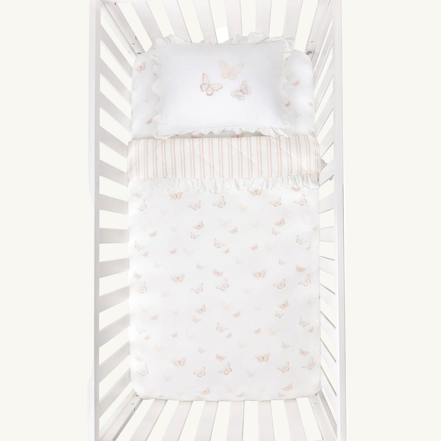 Butterfly Portable Crib Set