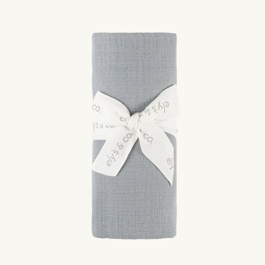Velour Kimon Muslin Swaddle Blue