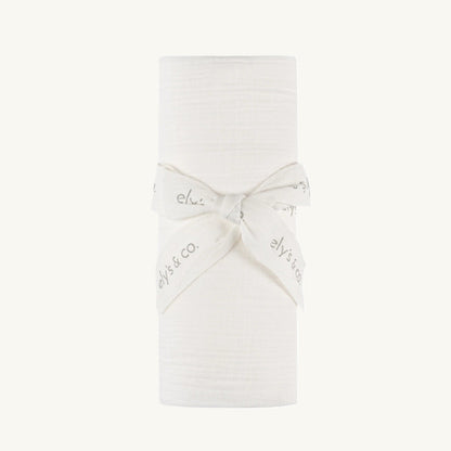 Velour Kimon Muslin Swaddle Ivory