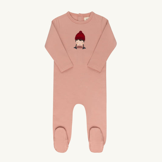 Autumn Kids Collection Pink Footie
