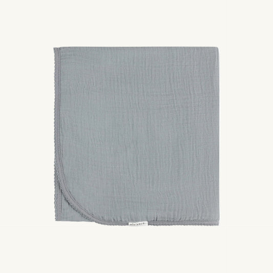 Velour Kimon Muslin Swaddle Blue