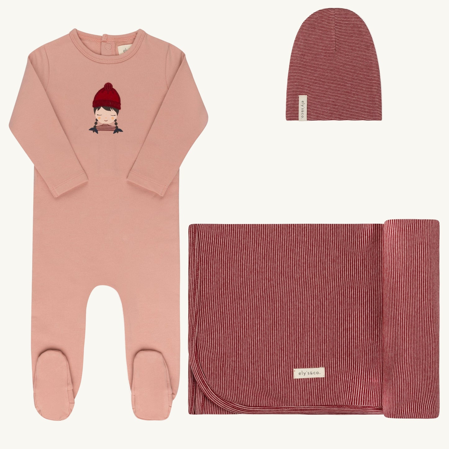 Autumn Kids Collection Pink Layette Set