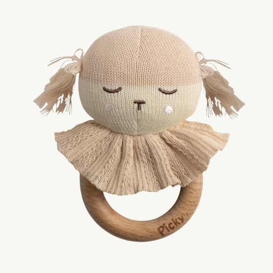 Knitted Doll Rattle