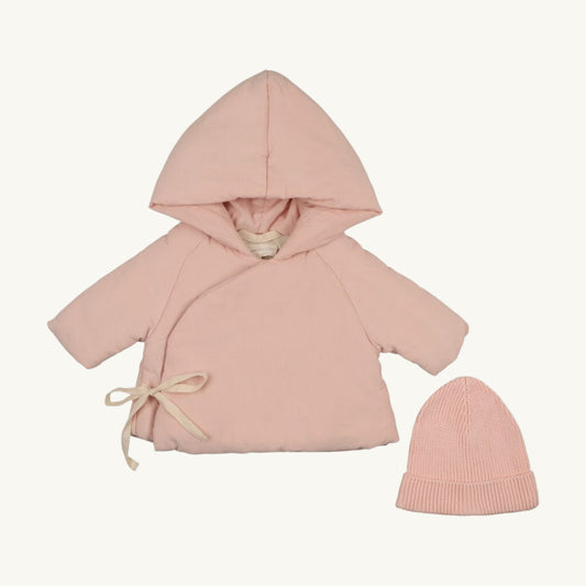 Pink Corduroy Jacket and Hat