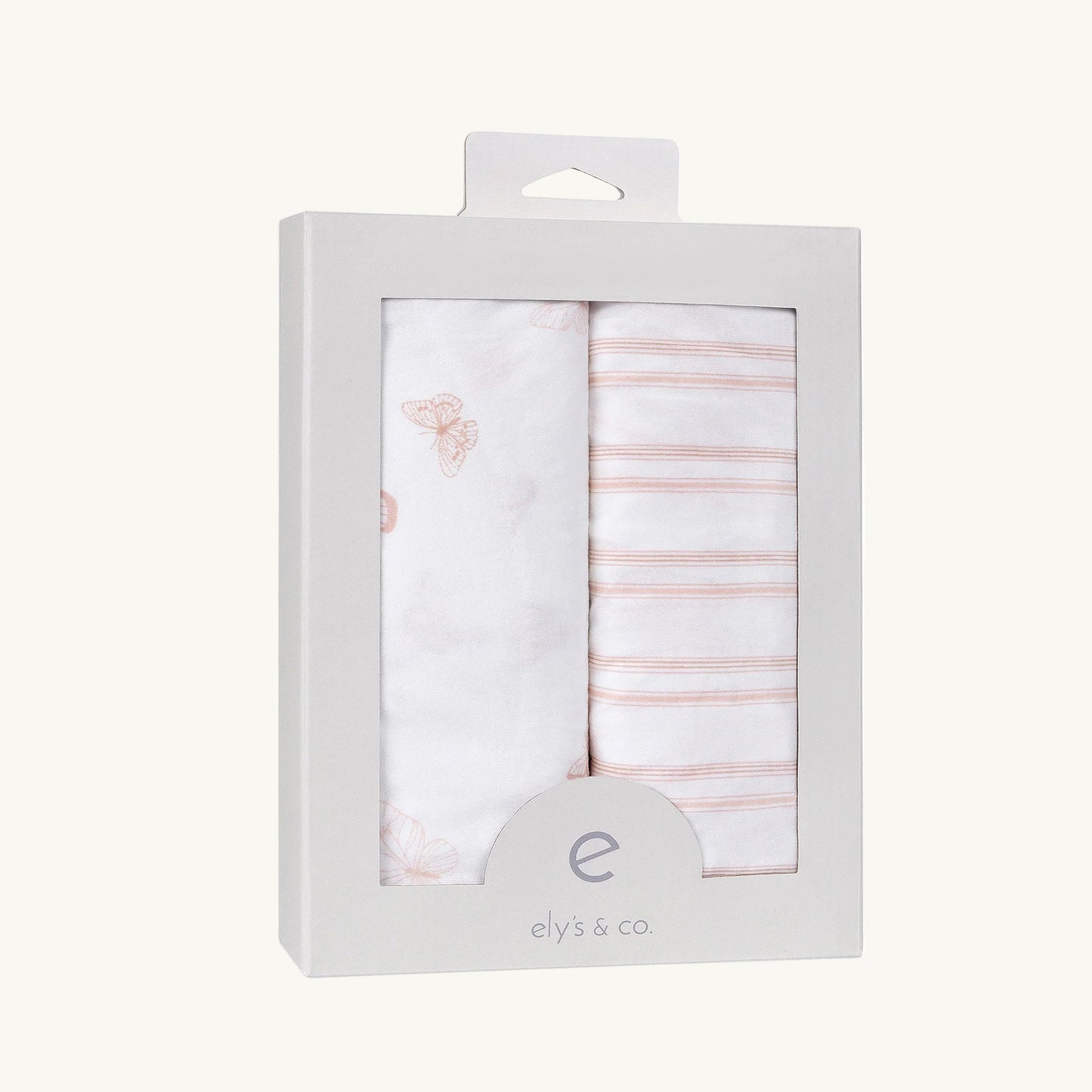 2 Pack Butterfly and Stripe Cotton Sheets