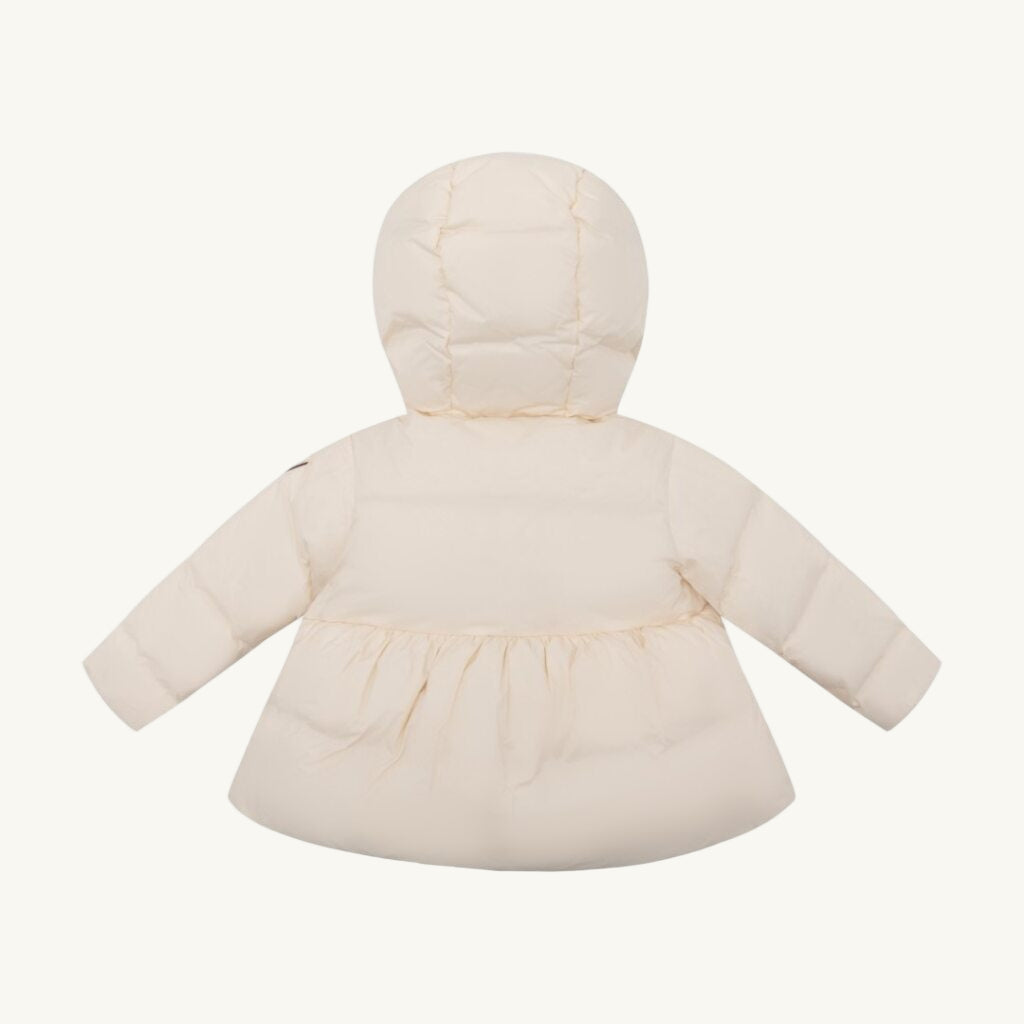 Flared Down Jacket Off White