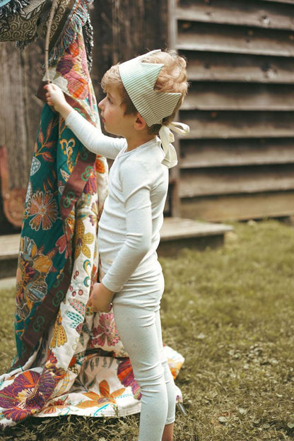 Sky Damask Pajama Set