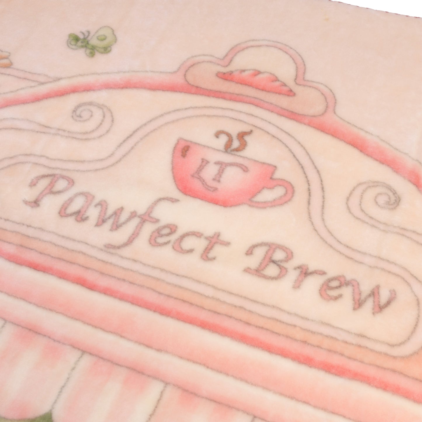 Pawfect Brew Sugary Pink Blanket