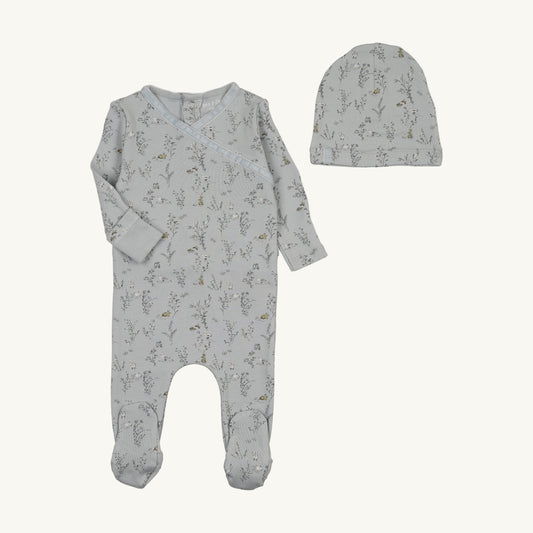 Countryside Quaint Footie/Beanie-Boys Print