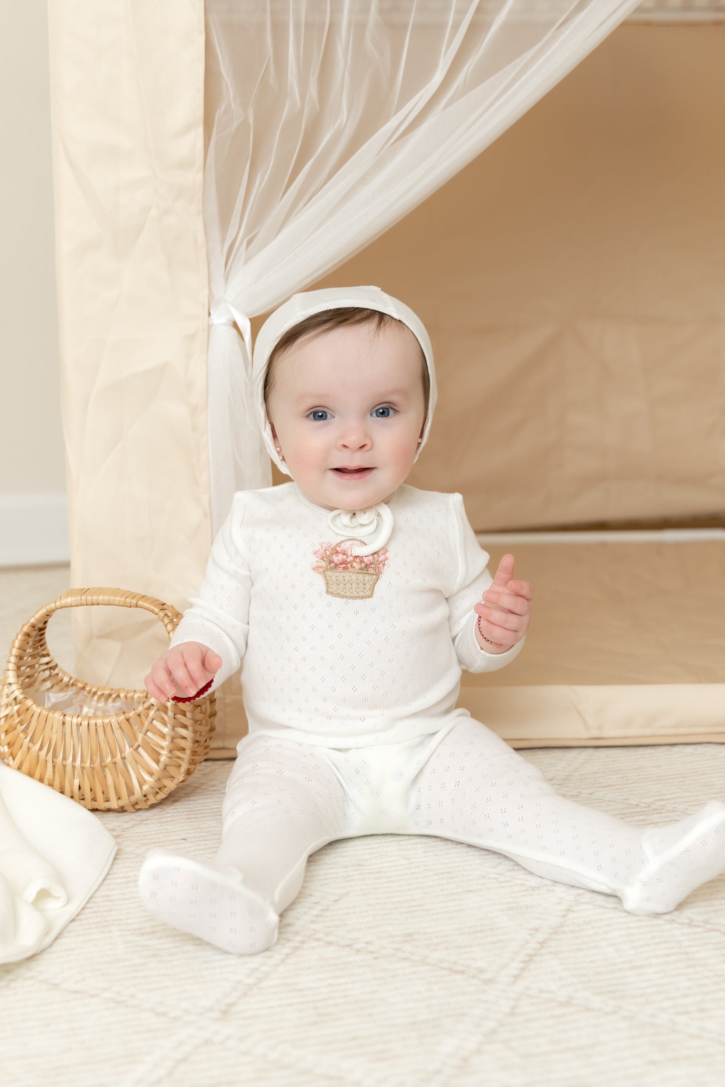 Layette Set Crochet Basket
