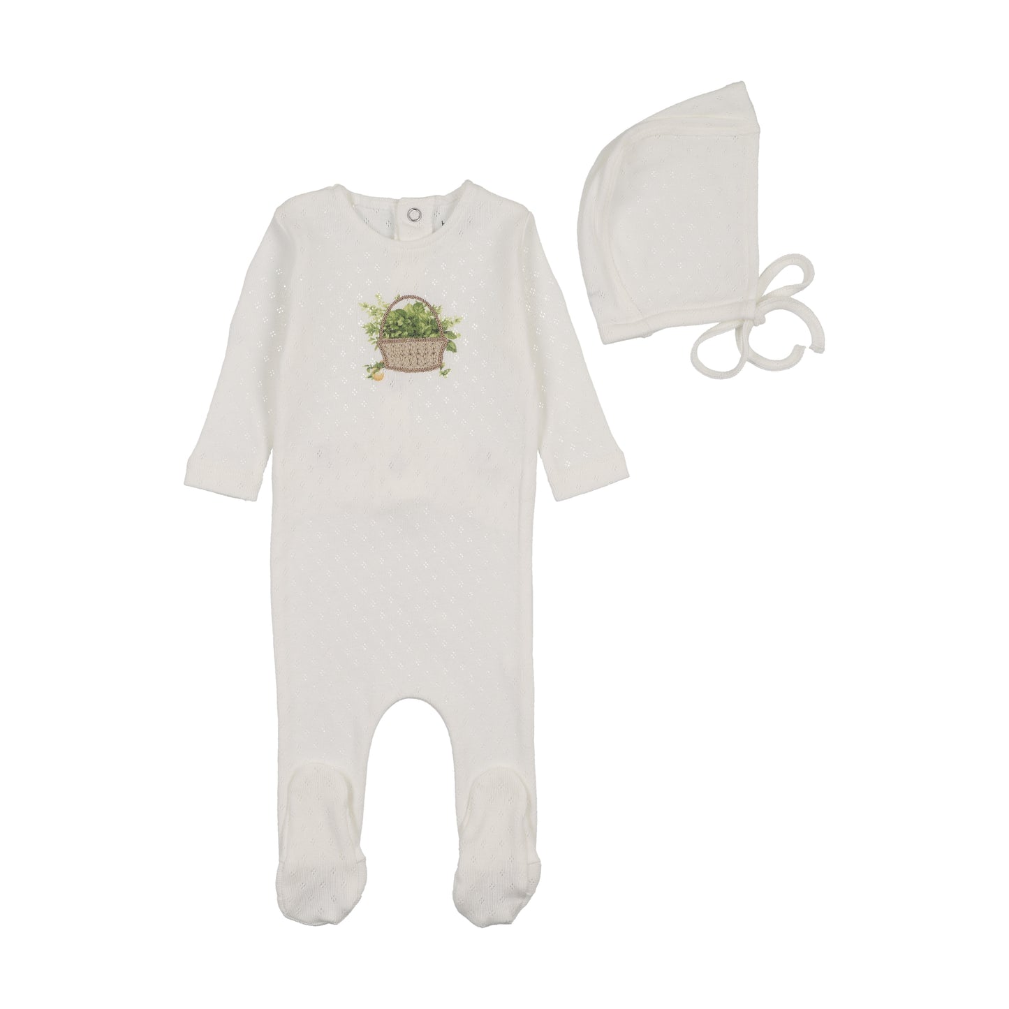 Layette Set Crochet Basket