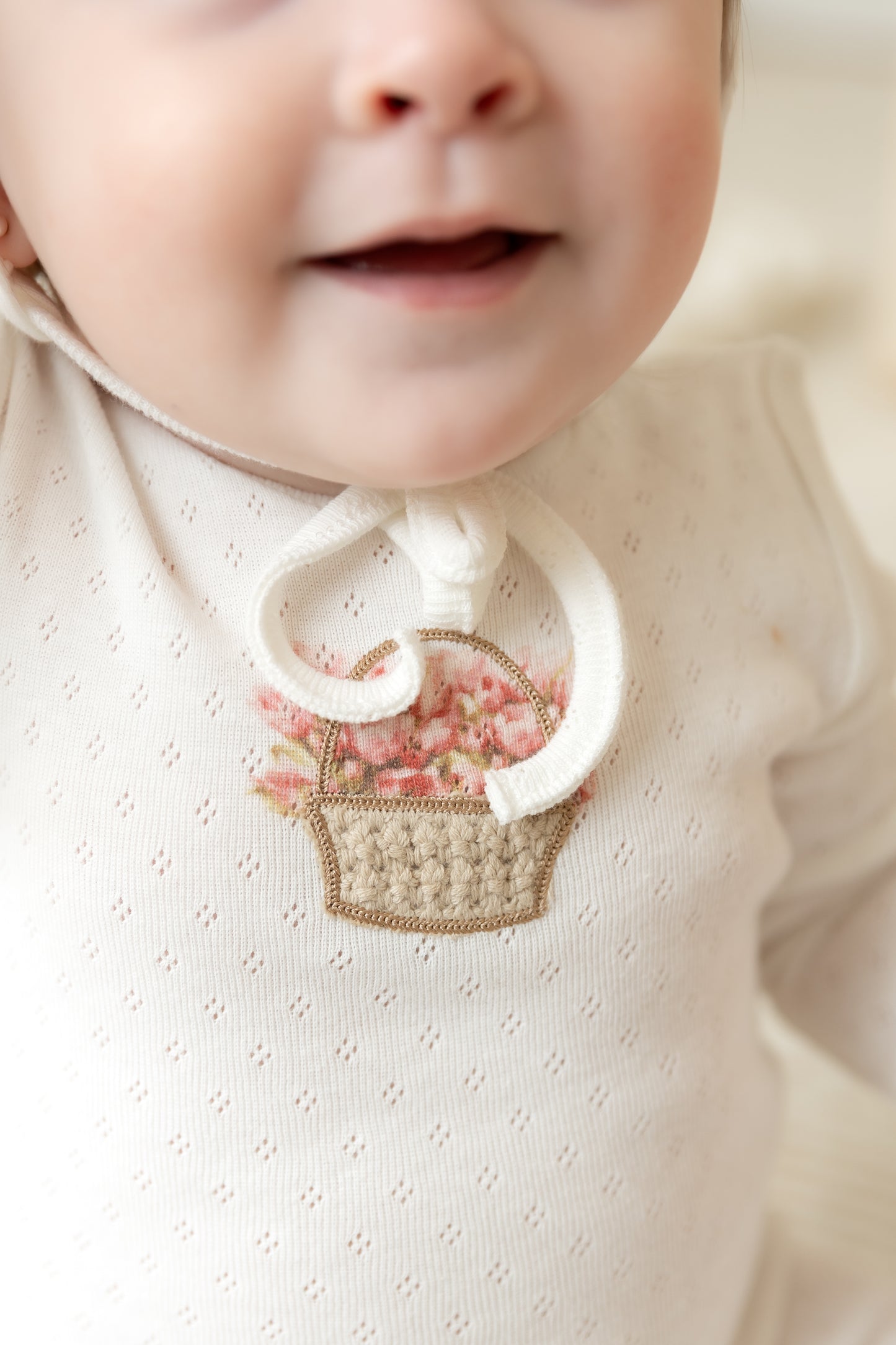Layette Set Crochet Basket