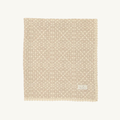 Crochet Blanket Taupe
